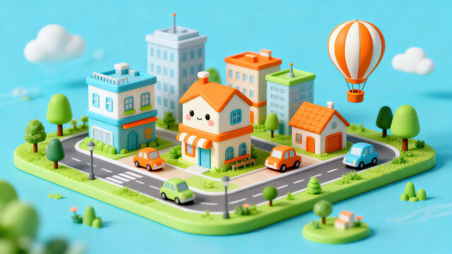 isometric city in the city