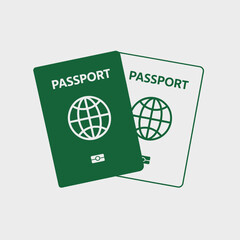 "Passport Document Vector Illustration for Travel and Identity"