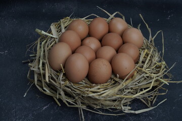 eggs in a basket
