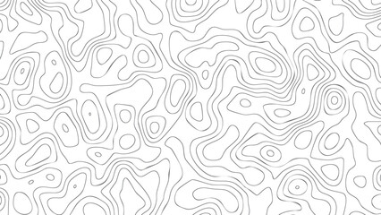 Abstract topographic lines background. Organic contour lines pattern. Abstract wavy line texture. Elegant topography for websites and presentations