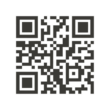 QR code icon transparent png. vector 
