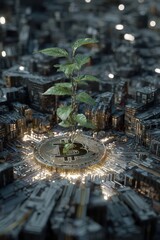 Bitcoins Green Future - A Sprout of Hope in the Digital Age.