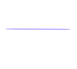 blue line of blue neon glowing effect on white background