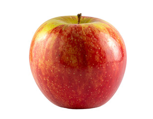 red apple isolated on white