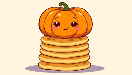 vector illustration of a halloween pumpkin