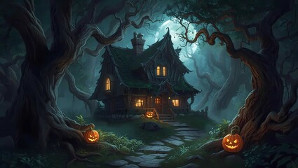Fairytale-Style Haunted Cottage in the Woods