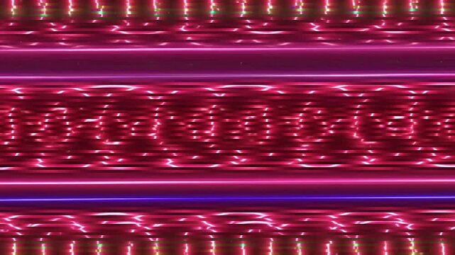 Blurred pattern of pink and purple horizontal lines with bright spots