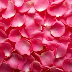 Close-up of many pink rose petals (4)