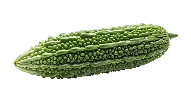 Vibrant green bitter melon with unique textured skin, a staple for healthy cooking and natural remedies, ready to elevate your culinary creations and wellness routines.