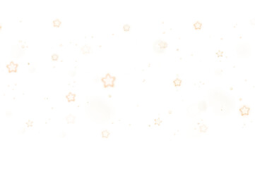 Christmas Bokeh dust stars glittering on transparent background 