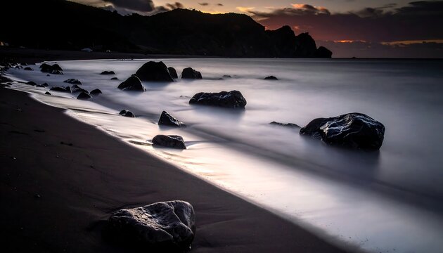 Coastal twilight scene - Powered by Adobe
