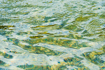 秋の柔らかい日差しを受ける川の水面13