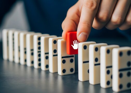 The man pauses in the process. Take a break and technical works. Make a stop to evaluate the results. Eliminates the delay and starts the process further. Check for errors and make safety stops.