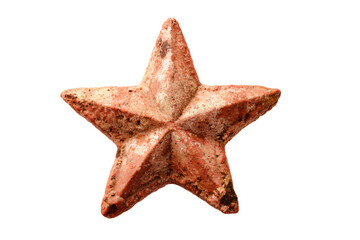 a star shaped object on a white surface