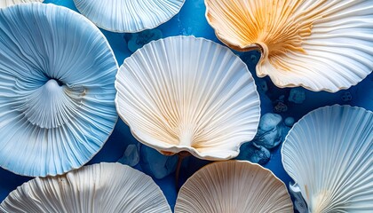 Abstract seashell design