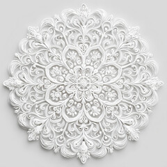 white lace ornament