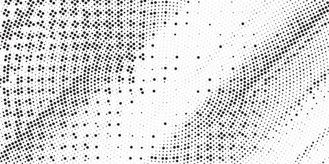 Halftone background vector, abstract backdrop design with two tone pattern and copy space for edit your content