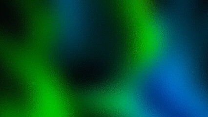 Abstract background with vibrant green and deep blue swirling light effects