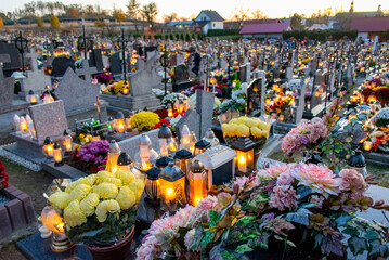 Cemetery on All Saints Day