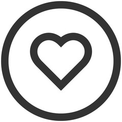 black outline favorite icon