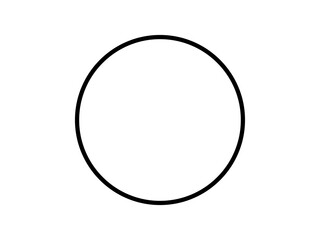 circle outline icon