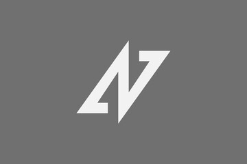 Modern minimalist symetric letter AVN logo