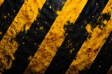 yellow hazard stripes