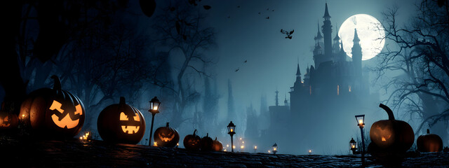 scary halloween background