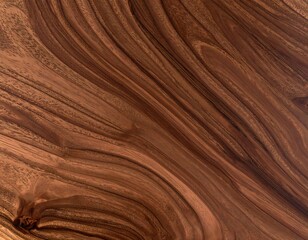 Rich, dark brown wood grain with swirling, flowing patterns