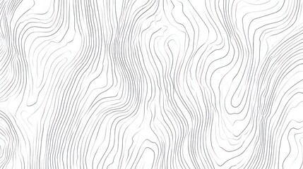 Abstract lines on white background depicting organic patterns