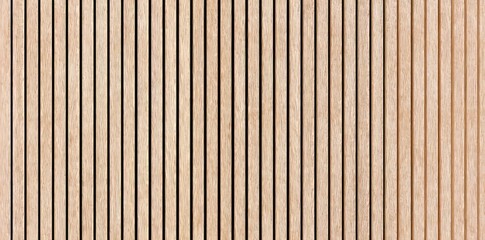 Obraz premium Modern minimalist wooden wall paneling features a natural wood texture suitable for interior design or backdrops