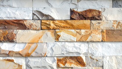 Stone wall texture with varied colors