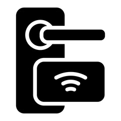 Door Access Solid icon