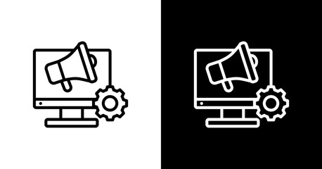 Marketing Automation Icon Set Multiple Style Collection