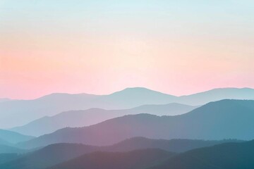 Obraz premium sunrise in the mountains