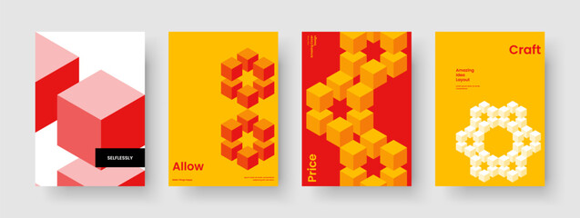 Geometric Business Presentation Design. Modern Poster Layout. Isolated Banner Template. Flyer. Brochure. Report. Book Cover. Background. Handbill. Advertising. Brand Identity. Portfolio. Pamphlet