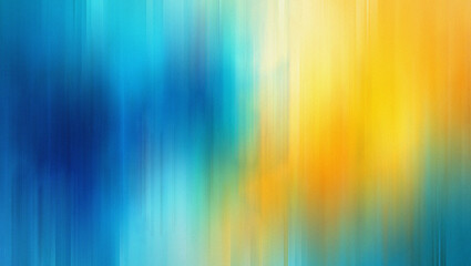 Abstract vertical streaks of deep blue and bright yellow orange background color