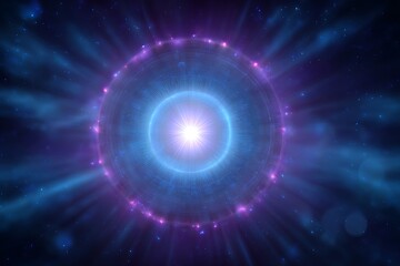 Obraz premium Immortal energy bursting in fantasy scene