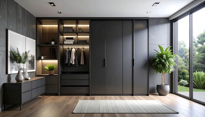 Modern Walk-in Closet