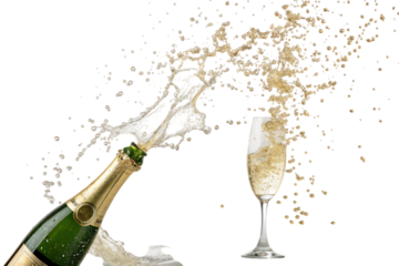 champagne explosion fun wedding vibes