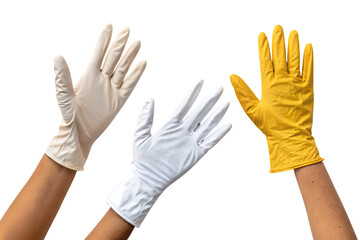 Obraz premium hands gloves best for work