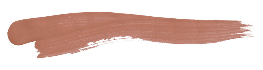 brown watercolor background. Artistic hand paint. Isolated on transparent background.