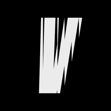 Sliced Glass Glitch Grey Shapes Background Loop