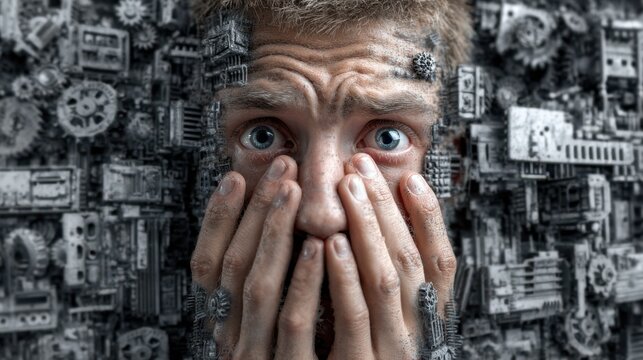 Experiencing technophobia panic means avoiding new technologies, as intimidation and confusion fuel stress and self-doubt.
