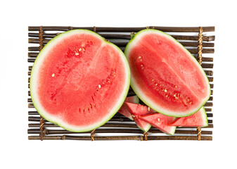 Fresh Watermelon isolated on white background