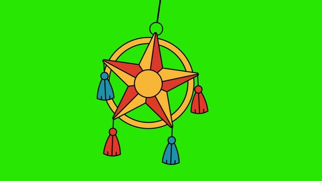 Philippine Parol Lantern bright star animation, perfect for Christmas celebrations, Filipino culture, festive decorations, holiday promos, and traditional seasonal greeting videos.