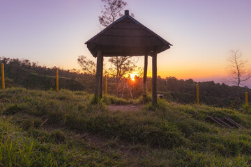 sunrise in the morning