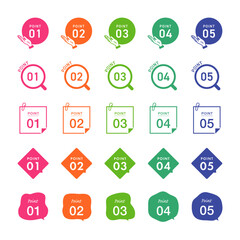 ポイント パーツデザイン素材