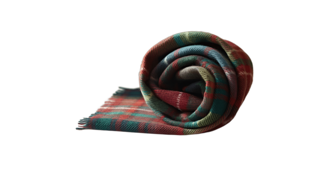 Rolled Tartan Fabric, a Symbol of Elegance and Heritage.