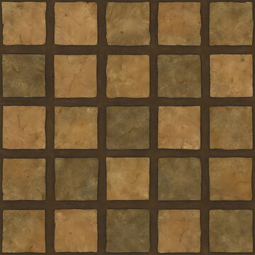 Rustic Lattice Grid with Organic Texture